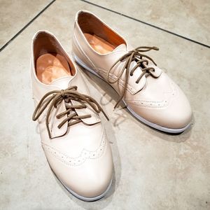 NWT Elegant Pink Derby Flats